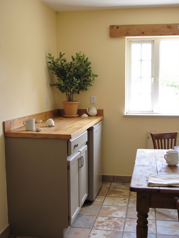 beachy vibe kitchen decor