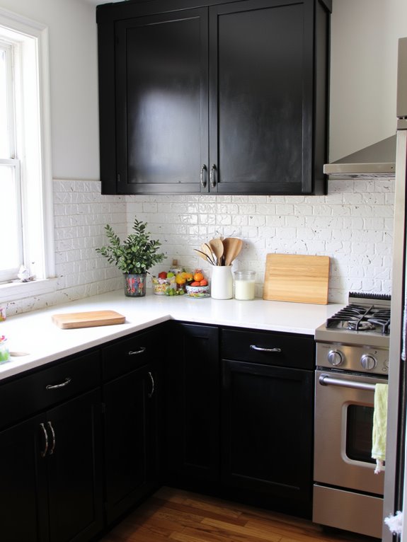 black and white backsplash ideas