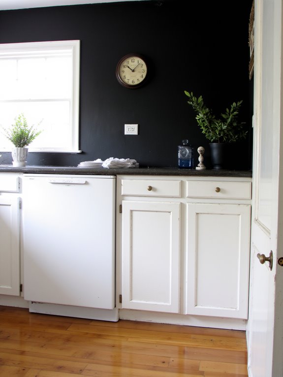 bold black and white contrast