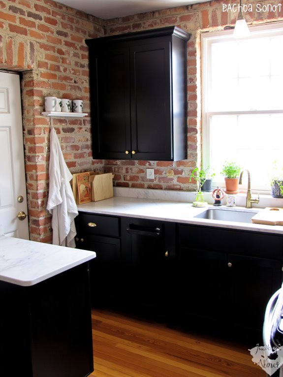 bold black kitchen transformations