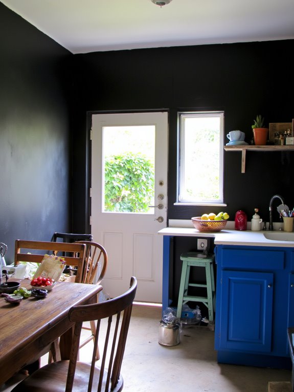 bold contrast enhances sophistication