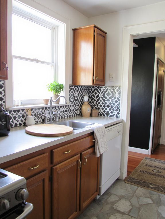 bold geometric kitchen designs