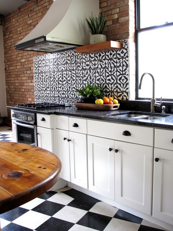 bold geometric kitchen designs