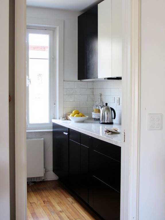 bold high contrast cabinet design