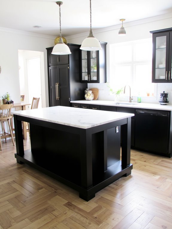 bold kitchen island centerpiece