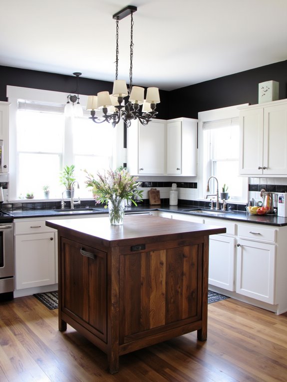 bold kitchen island centerpiece