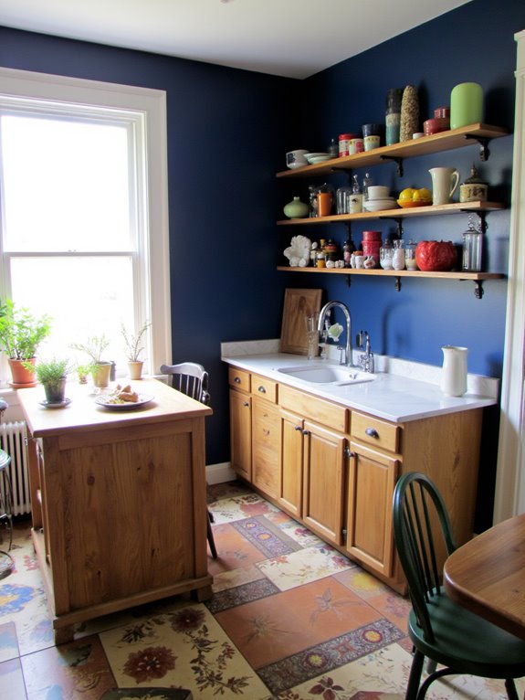 bold navy blue sophistication