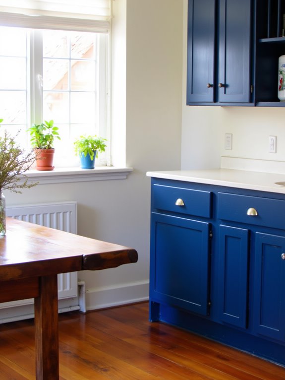 bold navy blue sophistication