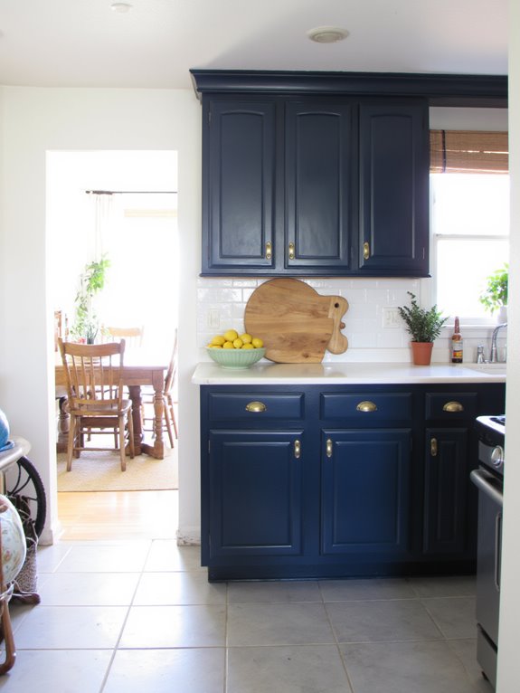 bold navy light gray