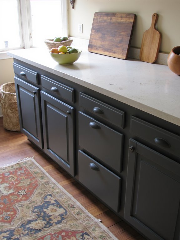 bold neutral charcoal gray