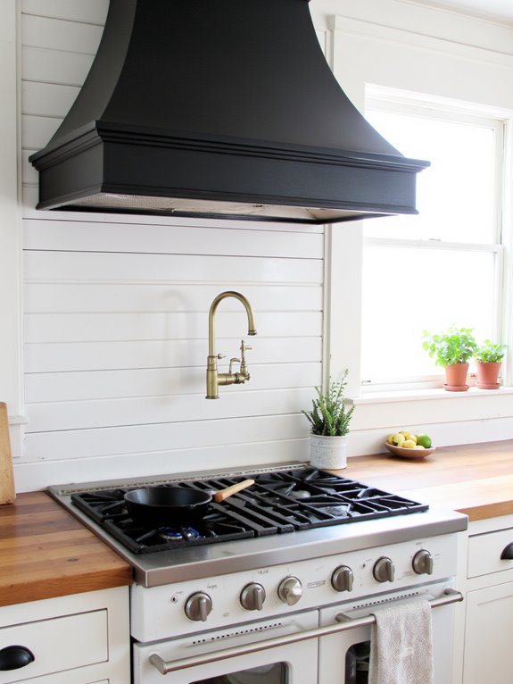 bold range hood centerpiece