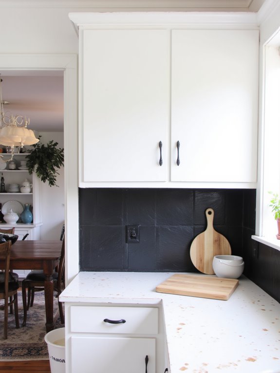 bold slate tiles contrast