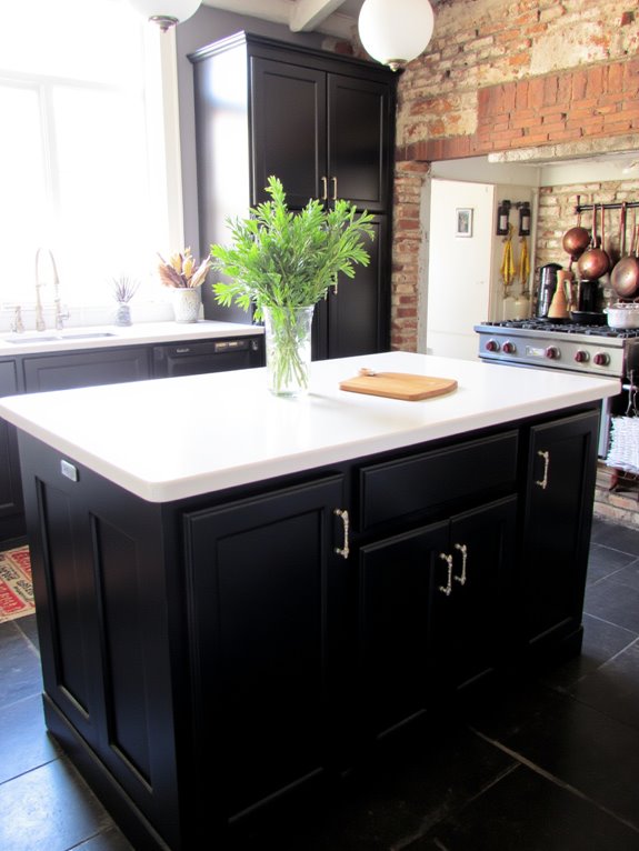 bold sophistication in kitchens