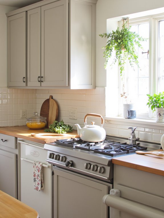 bright airy kitchen ambiance