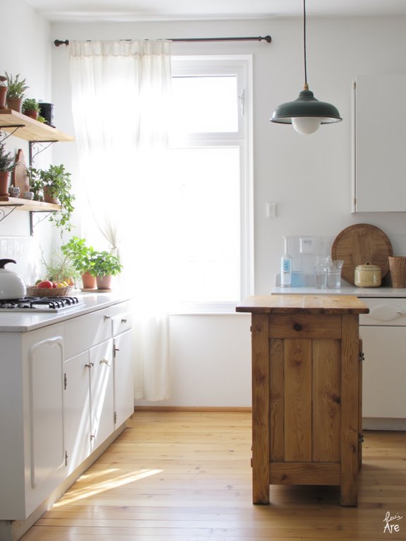 bright airy kitchen design
