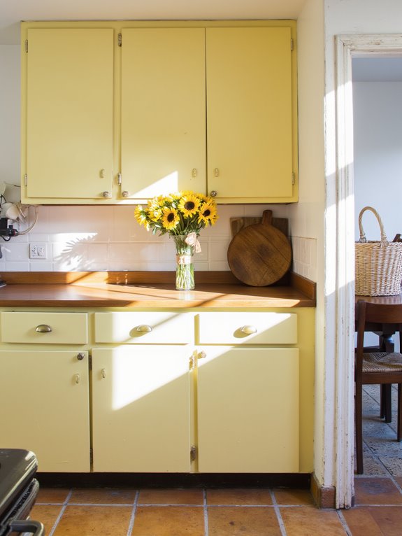 bright cheerful kitchen atmosphere
