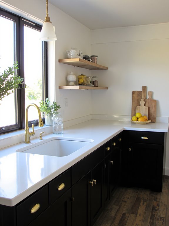 bright clean reflective surfaces