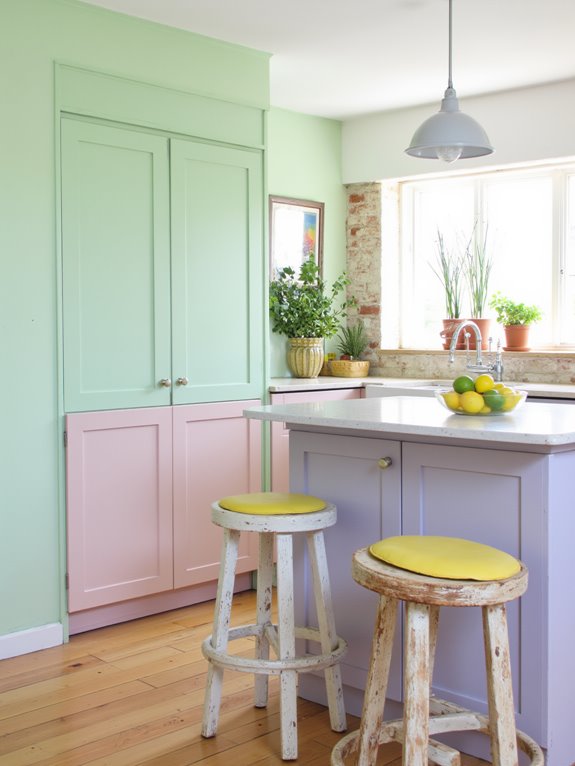 bright pastel kitchen vibes