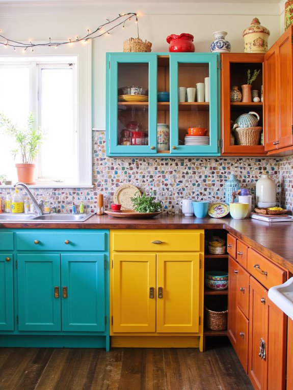 budget friendly boho kitchen makeover