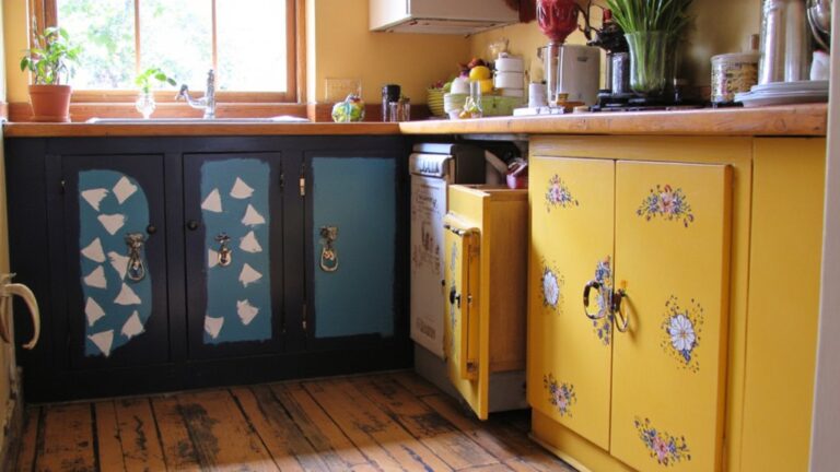 22 Creative Painted Cabinet Ideas For A Budget Friendly Refresh budget friendly cabinet painting ideas