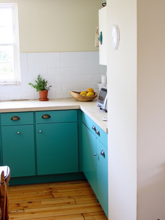 cabinet painting enhances aesthetics