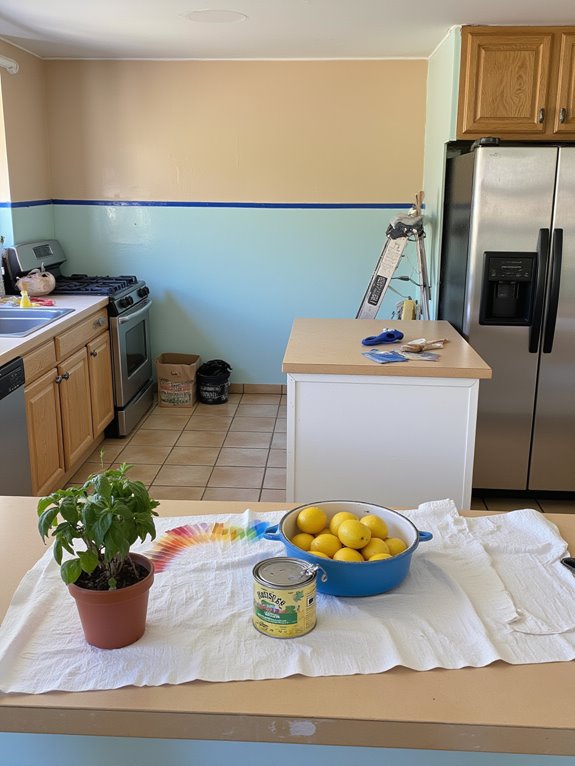 call professionals for kitchen painting