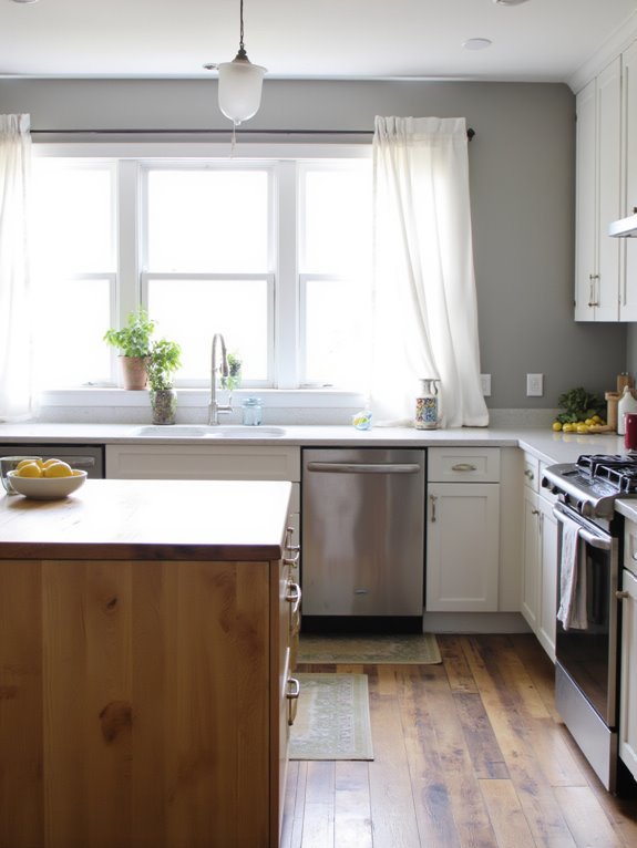calm sophistication in kitchens