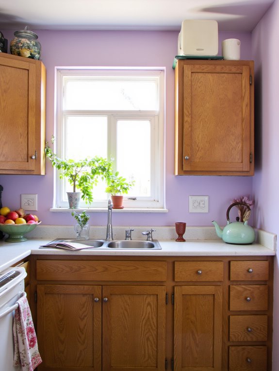 calming lavender and oak