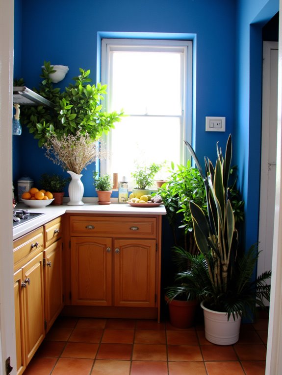 calming ocean blue retreat