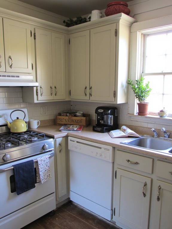 chalk paint kitchen transformation