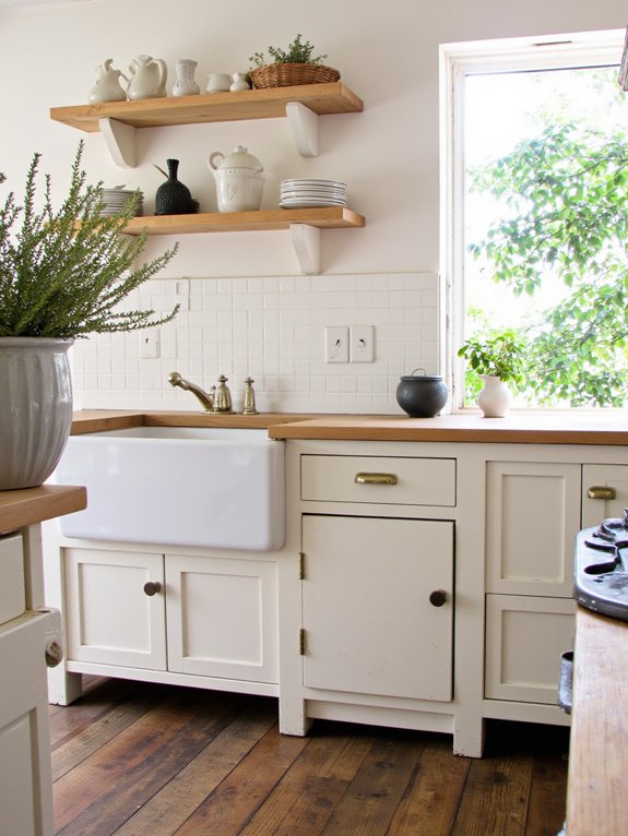 chalk white rustic charm