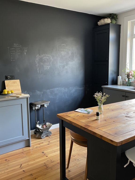 chalkboard paint for organization