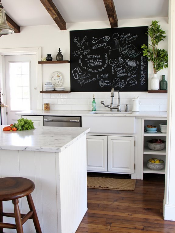 chalkboard wall for creativity
