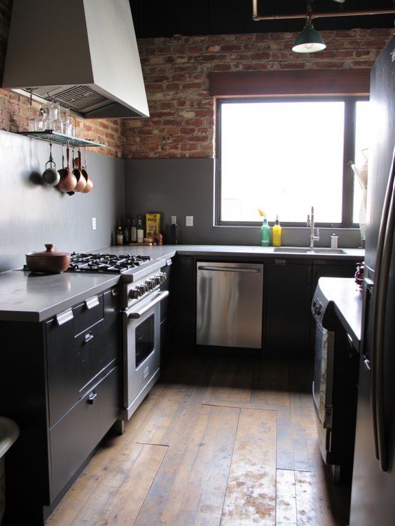 charcoal and metal elegance