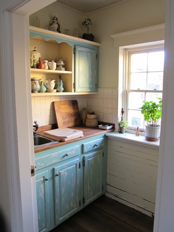 charming vintage kitchen cabinets