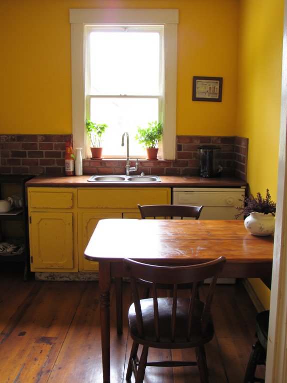 cheerful yellow kitchen energy