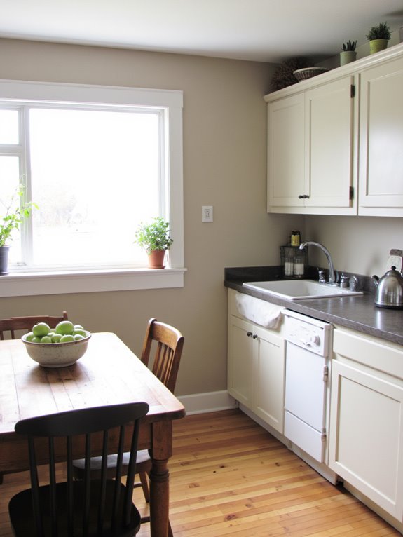 chic neutral kitchen design