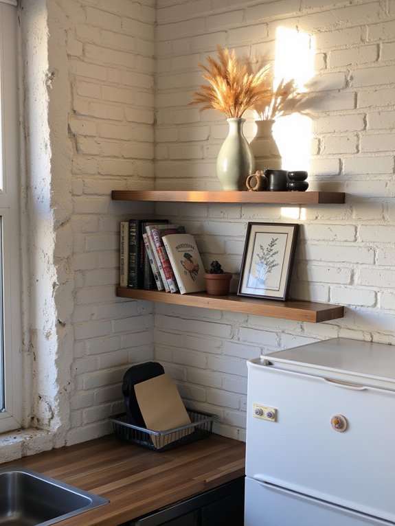 chic spice shelf transformation