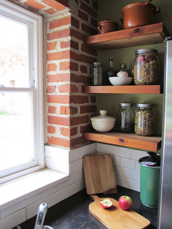 choosing kitchen shelf materials