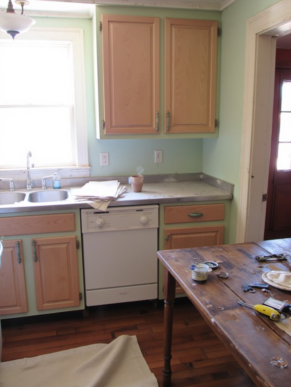 clean sand wipe paint