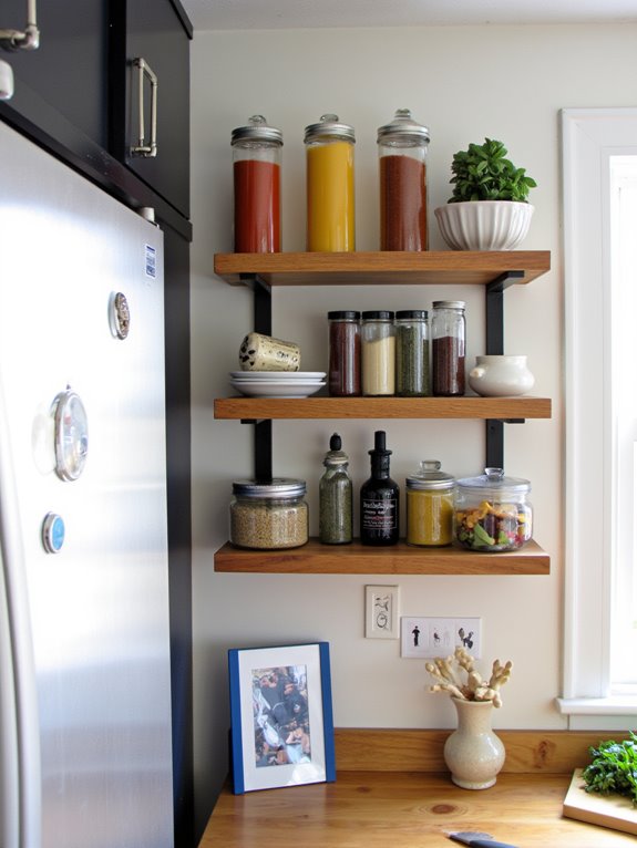 clear containers for spices