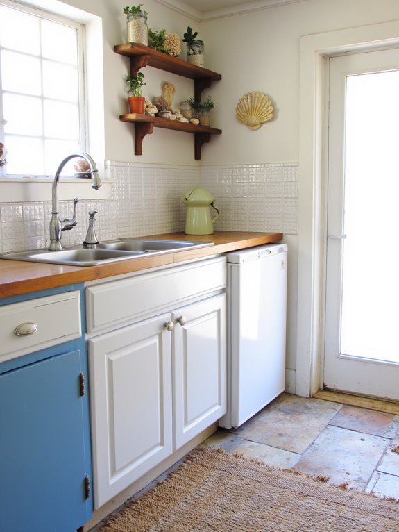 coastal kitchen color palette