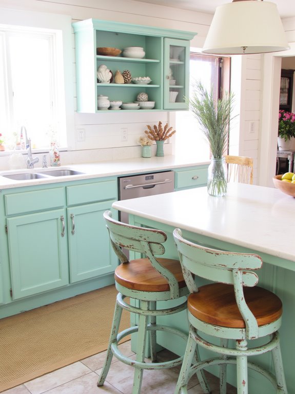 coastal tranquility in kitchens