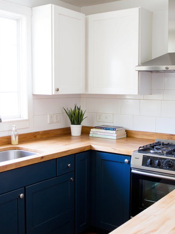 colorful accents enhance kitchens