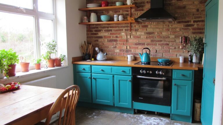 19 Gorgeous Painted Kitchen Cabinets That Transform Any Space colorful kitchen cabinet transformations