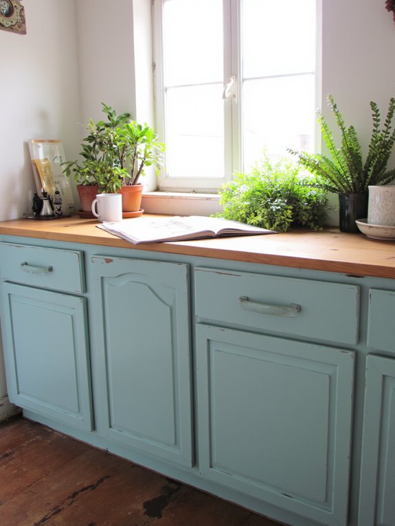 cool aqua kitchen oasis