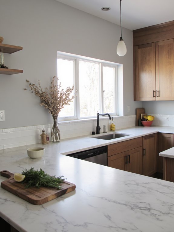 cozy contemporary kitchen warmth