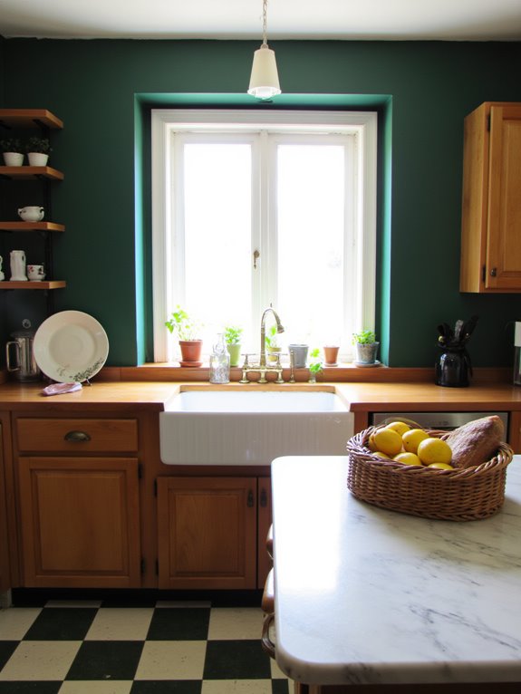 cozy earthy kitchen ambiance