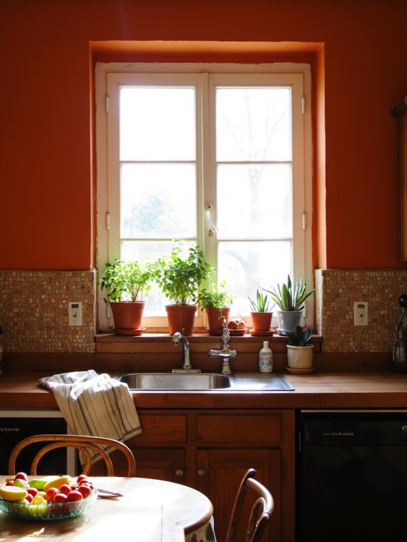 cozy earthy kitchen warmth