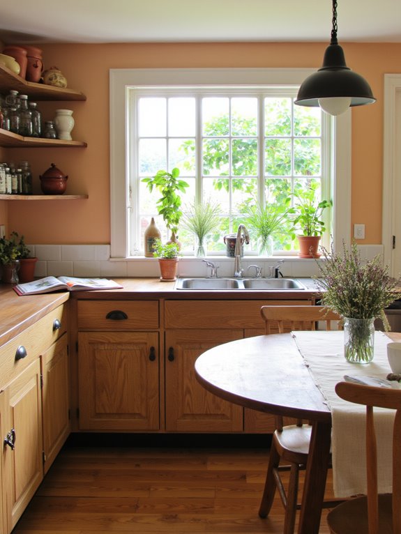 cozy kitchen with warmth